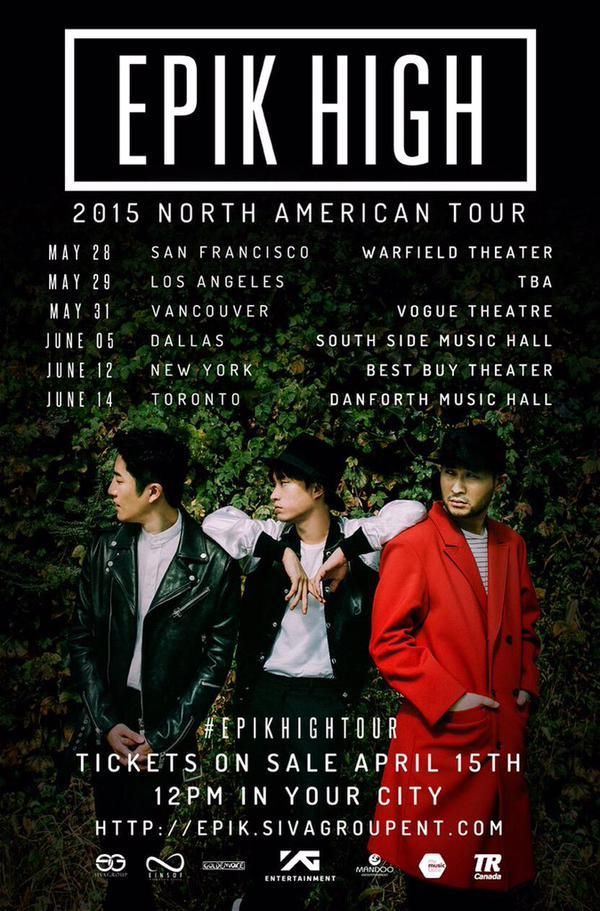 epik high north american tour