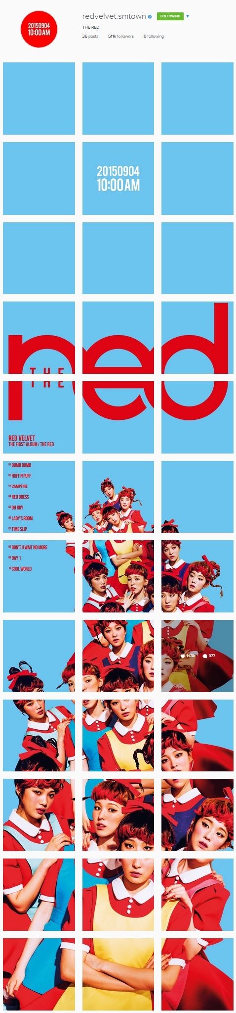 Red Velvet's Official Instagram