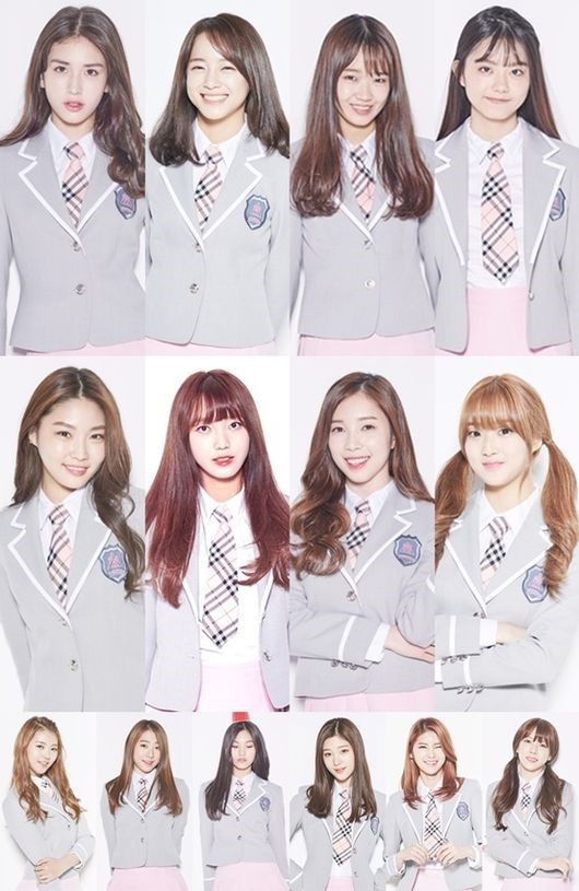 Image: 'Produce 101' contestants / Mnet