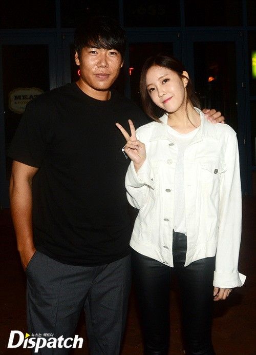 Image: Kang Jung Ho and T-ARA's Hyomin / Dispatch