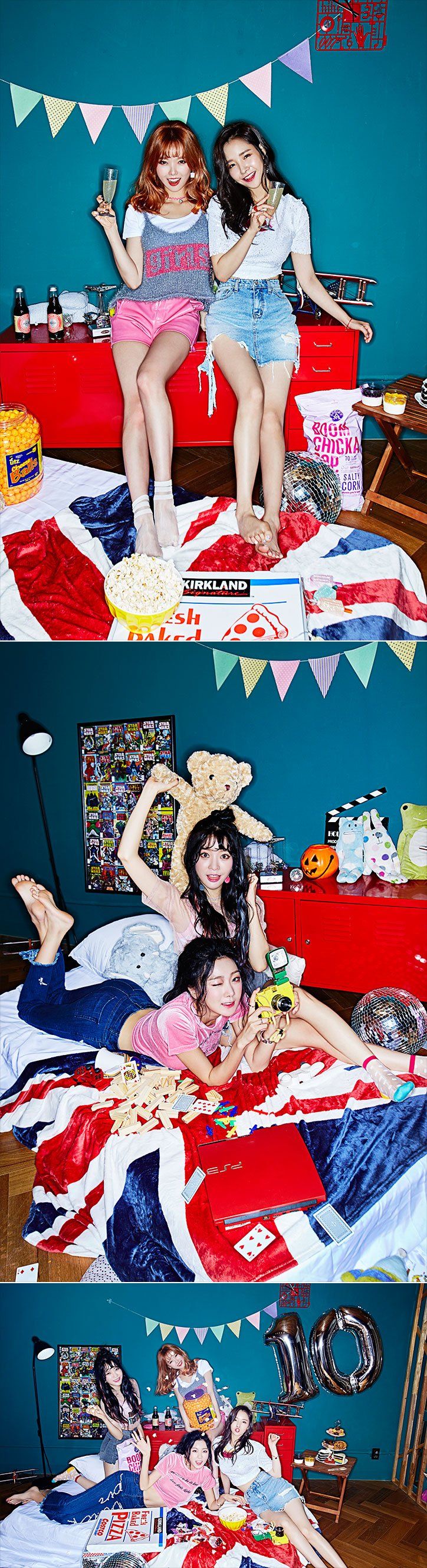 Image: 'Weekend' image teasers for Dalshabet / Happy Face Entertainment