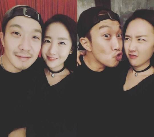 Haha and Byul's adorable couple photos / Image Source: Byul's Instagram