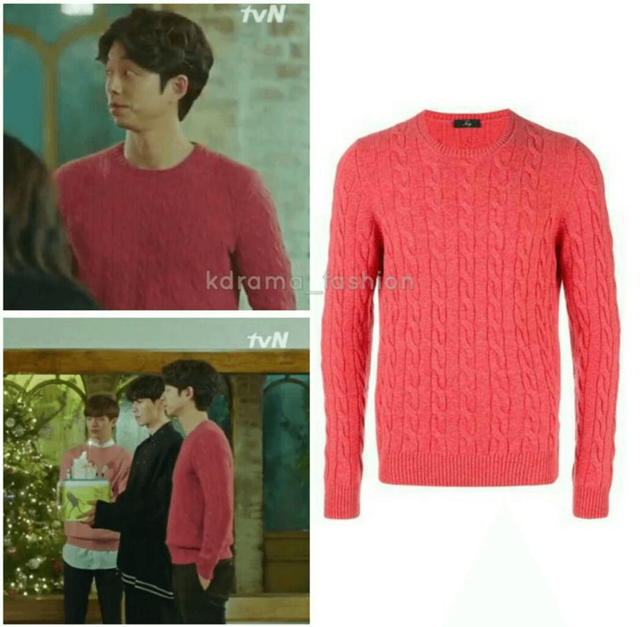 fay-cable-knit-jumper-pink