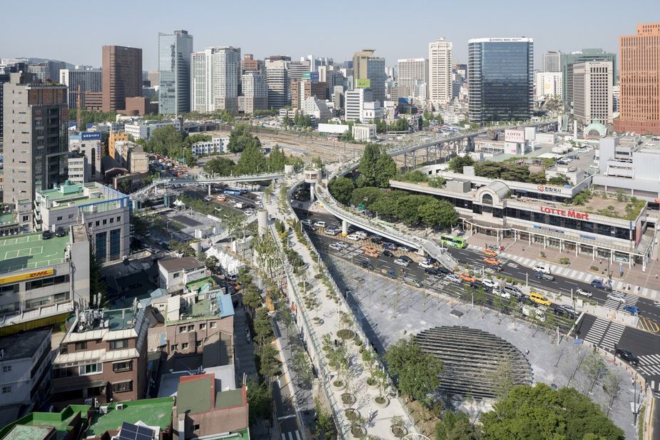 Seoul Sky Park Aerial View