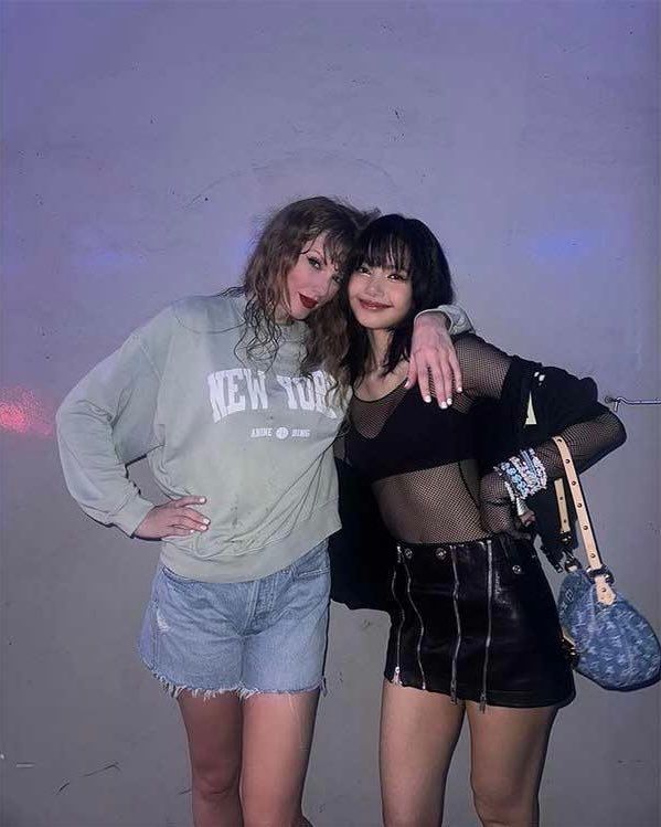 Taylor Swift (left) and Lisa (right)