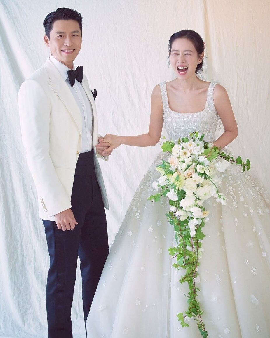 Hyun Bin and Son Ye Jin at their wedding | VAST Entertainment