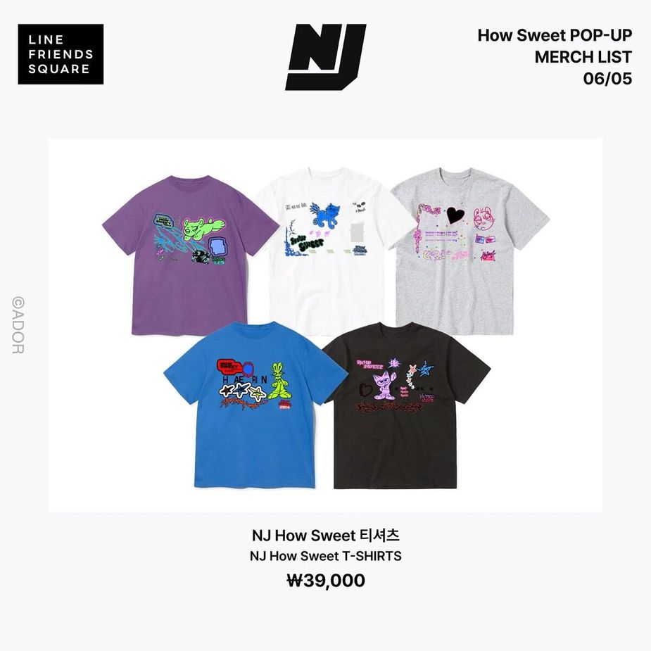 Netizens Are Raving Over NewJeans' How Sweet Pop-Up Merch - Koreaboo