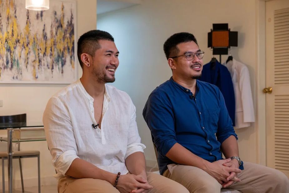 Watit Benjamonkolchai and Pokpong Jitjaiyai say they plan to get married as soon as the law goes into effect, in Bangkok, Thailand on June 18, 2024. Mark Phillips/CNN-061824-5.jpg