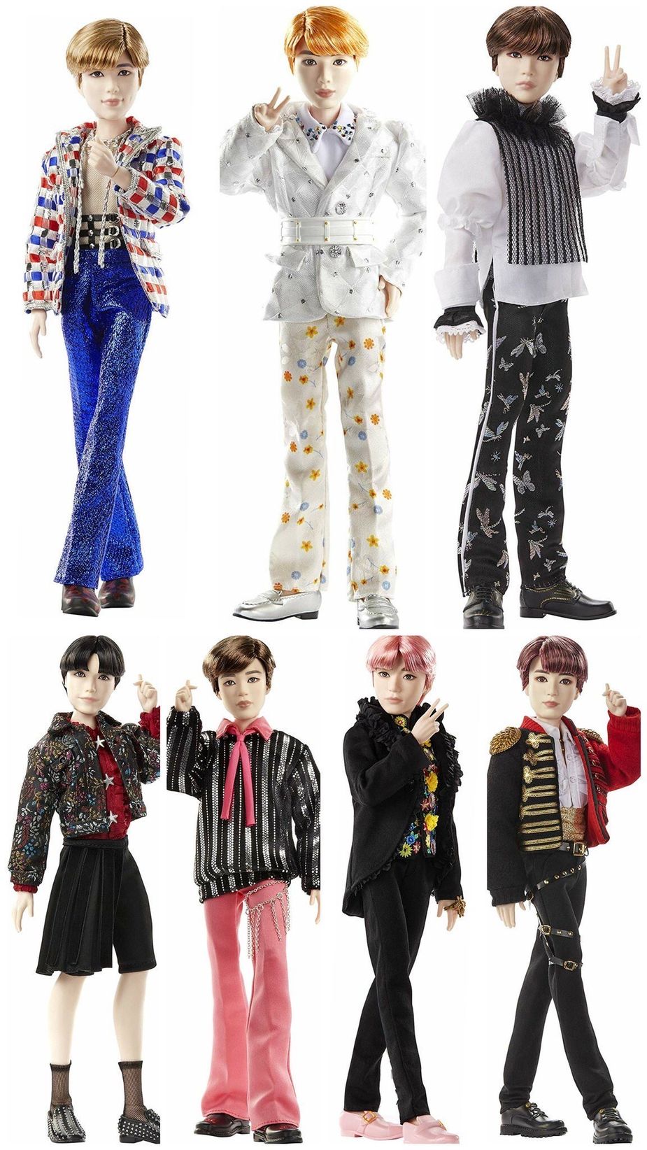 New BTS Dolls Are Finally Released And Their Outfits Are Spot-On - Koreaboo