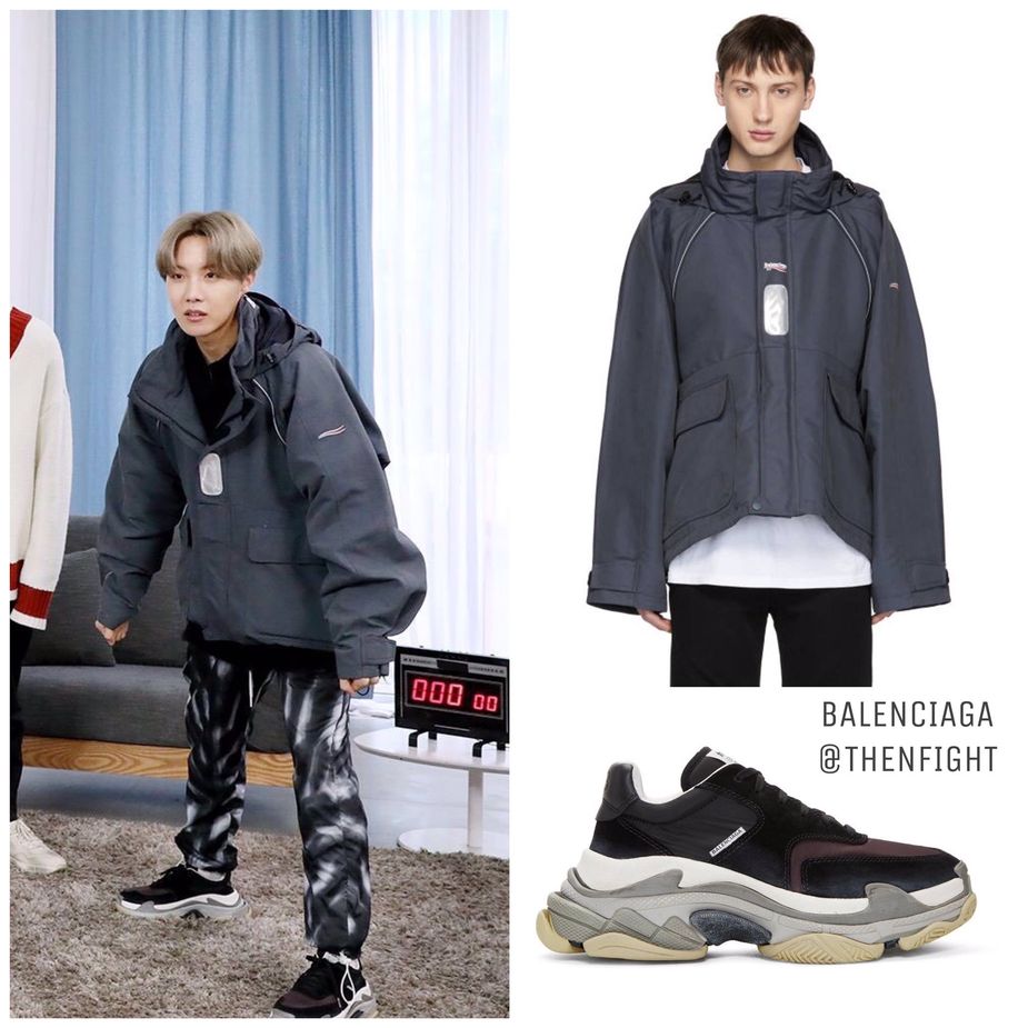 Bts balenciaga clearance triple s