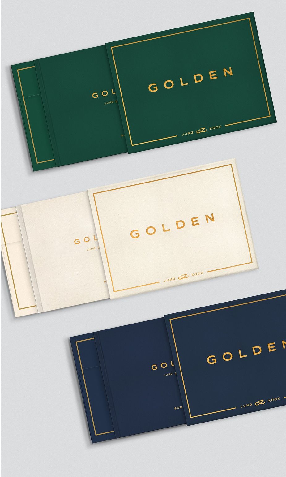 BTS JUNGKOOK 'GOLDEN' Official Photocard (POB, Standard, Weverse Albums  ver. )