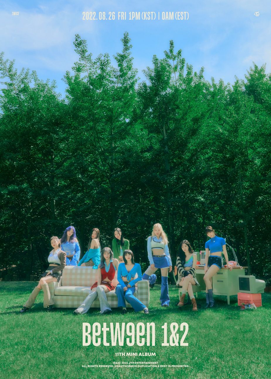 TWICE on X: TWICE 11TH MINI ALBUM BETWEEN 1&2 Release on