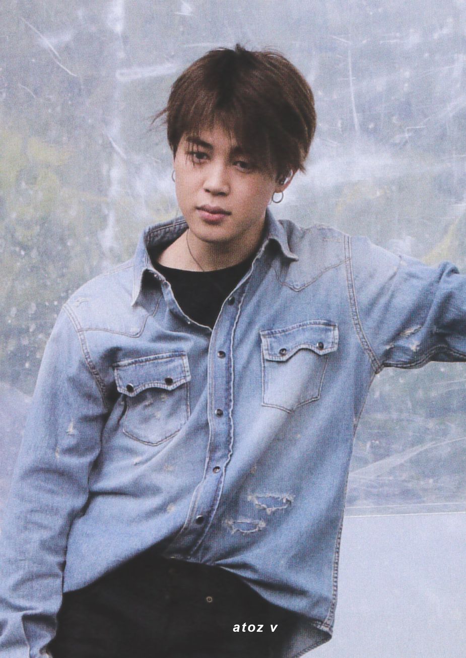 Jimin on sale denim jacket