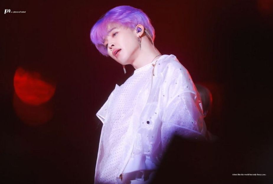 Jimin with Purple Hair Suggests He Might Actually Be an Angel Disguised ...