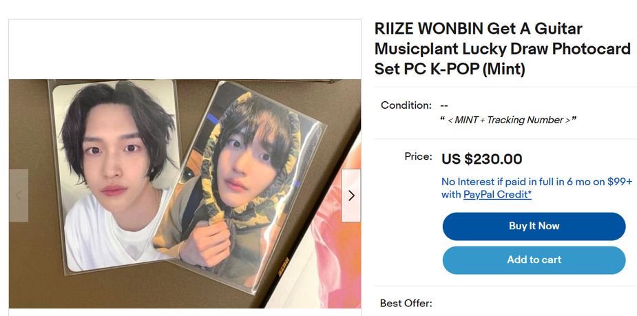 Netizens React To The Ridiculous Prices That RIIZE's Photocards Are Already  Going For - Koreaboo