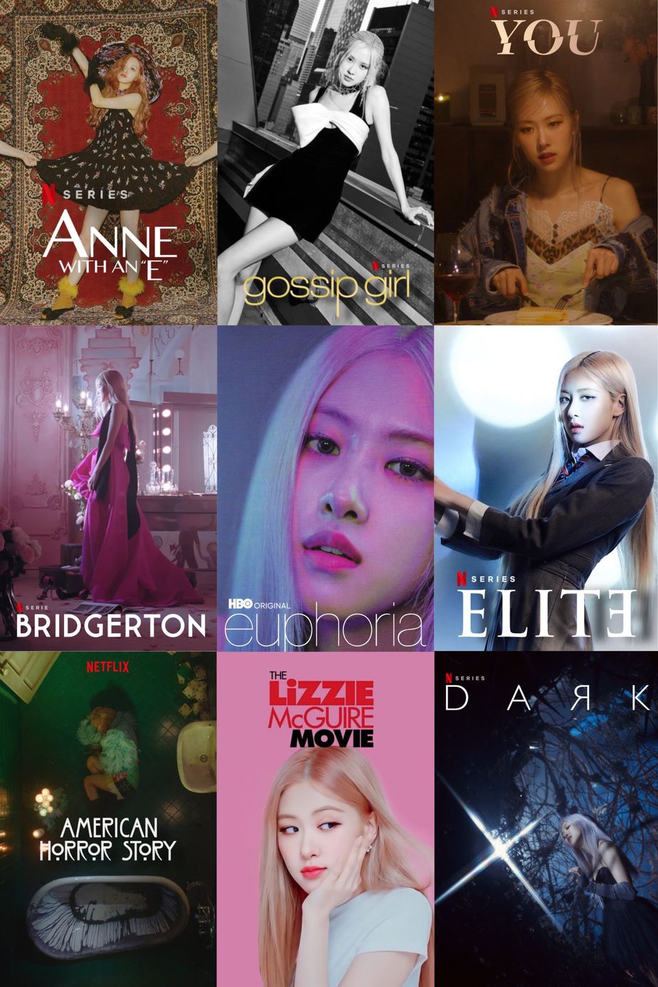 A Fan Edited BLACKPINK's Rosé Into Netflix Posters, And They're SpotOn Koreaboo