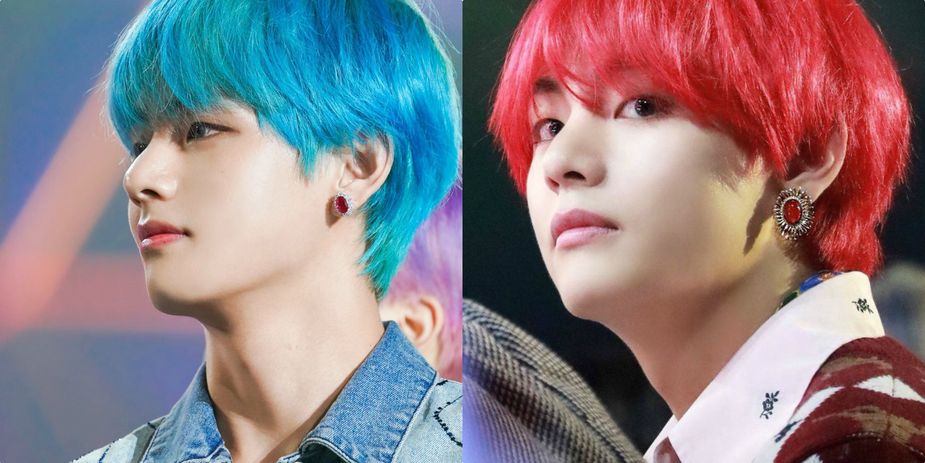 Here Is The Hair Evolution of BTS V - Koreaboo