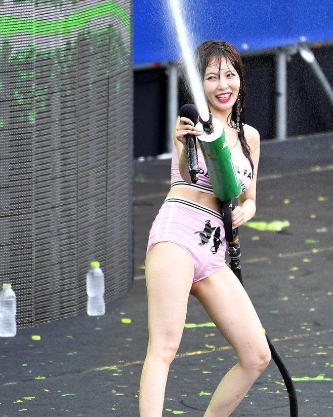 Hyuna Was 200 Wet Wild And Wow At 2019 Seoul Waterbomb Festival Koreaboo 