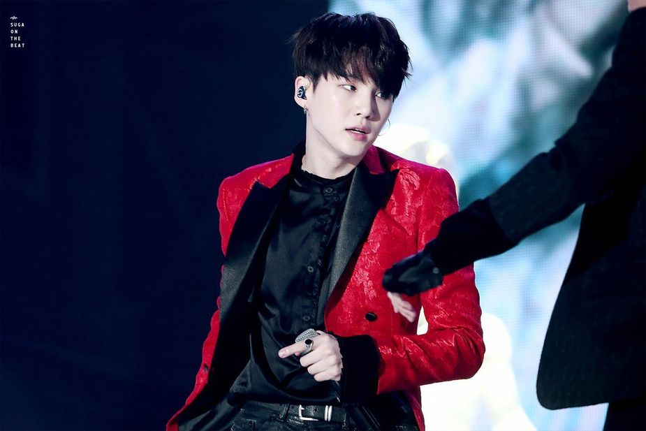 Suga red sale jacket