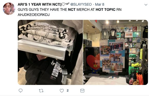 nct 127 hot topic