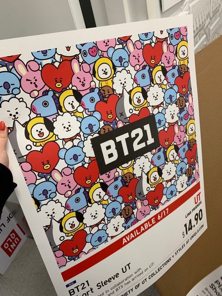 bt21 uniqlo ut