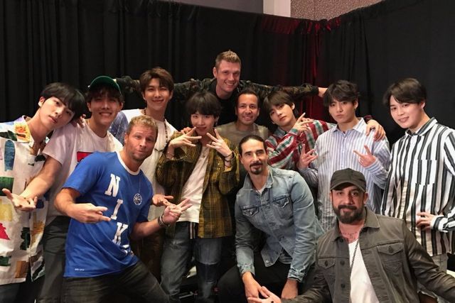 BTS with the Backstreet Boys | @backstreetboys/X