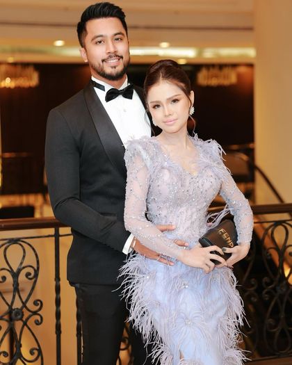 Bella Astillah dan Aliff Aziz dalam sebuah momen