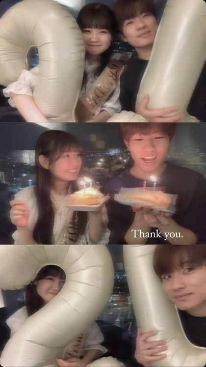 Tojo Momoka merayakan ulang tahun dengan kekasihnya.