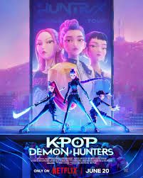 Poster film animasi KPop Demon Hunters dari Netflix