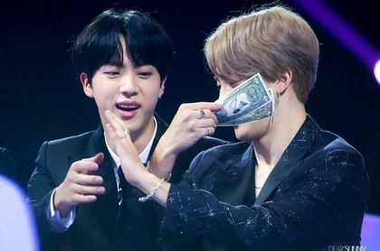 BTS's "Broke Millionaire" Jin Is After Everyone's Bank Account - Koreaboo