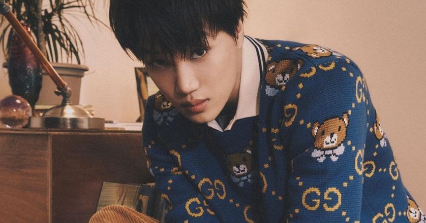 EXO s Kai Sells Out The Blue Gucci Bear Sweater He Wore At The