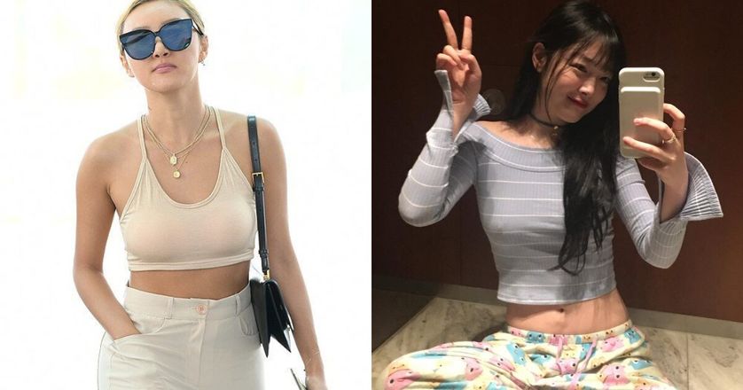 Two Trendsetting K-Pop Idols Started The No Bra Fashion And Shattered  Societal Norms - Koreaboo