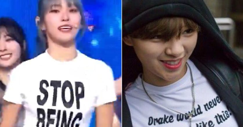 Most Unhinged Graphic T-shirts Worn By Female Idols