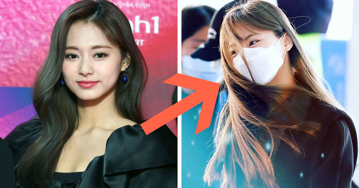 TWICE's Tzuyu Debuts Her New Bangs At The Airport - Koreaboo