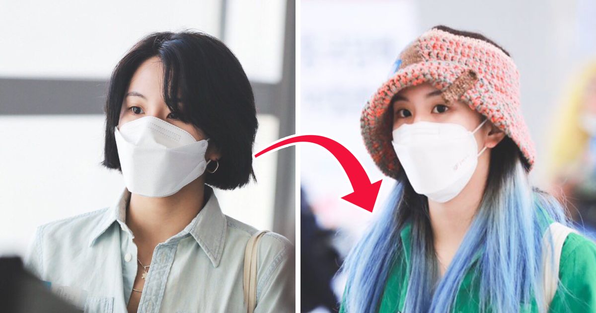 Comeback Rumors Fly As TWICE Shocks Fans At The Airport With New Hair ...