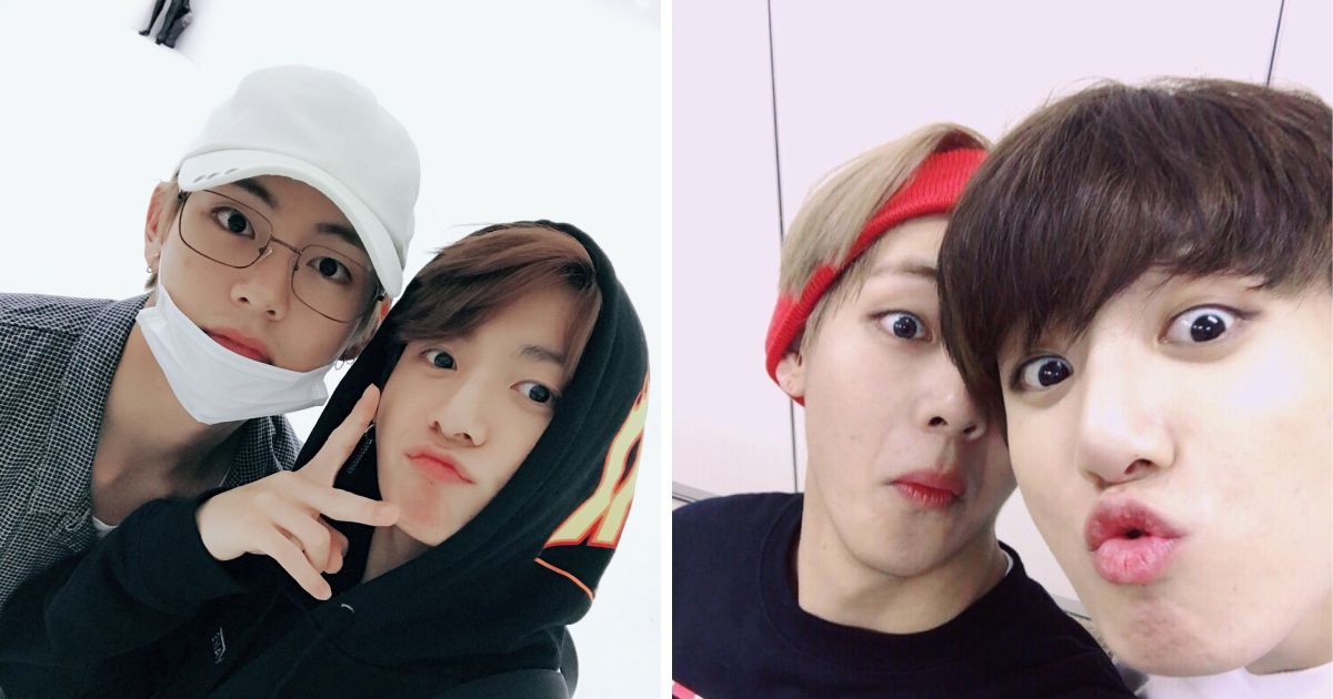 Just 20 Of The Cutest Vkook Selfies V And Jungkook Have Ever Posted